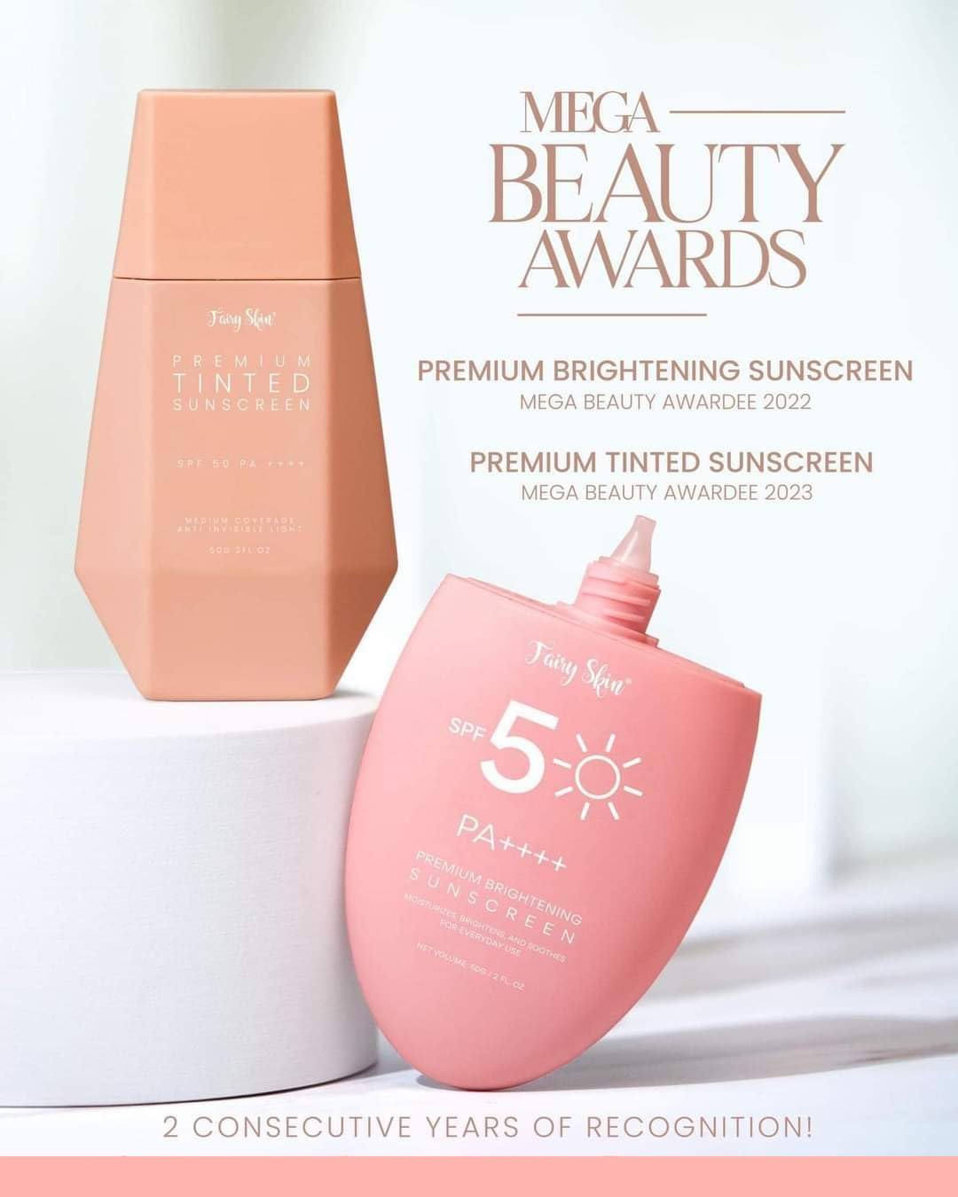 Fairy Skin Premium Brightening Sunscreen SPF 50 PA+++