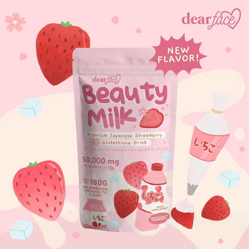 Beauty Milk Premium Japanese Strawberry Glutathione Drink