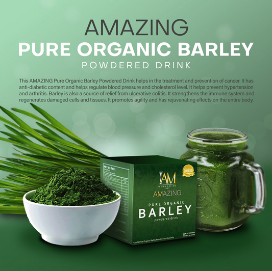 Amazing Pure Organic Barley Powdered Drink