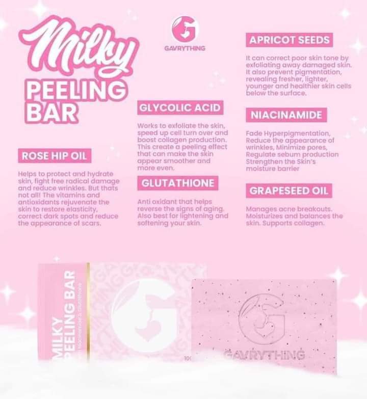 Gavrything MILKY PEELING BAR SOAP 70g