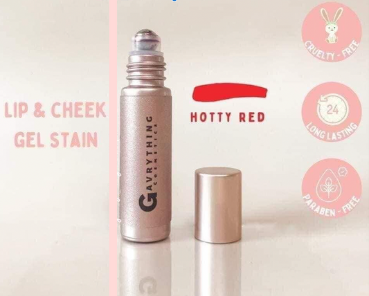 GAVRYTHING GEL STAIN (Lip and Cheek Tint), Hotty Red