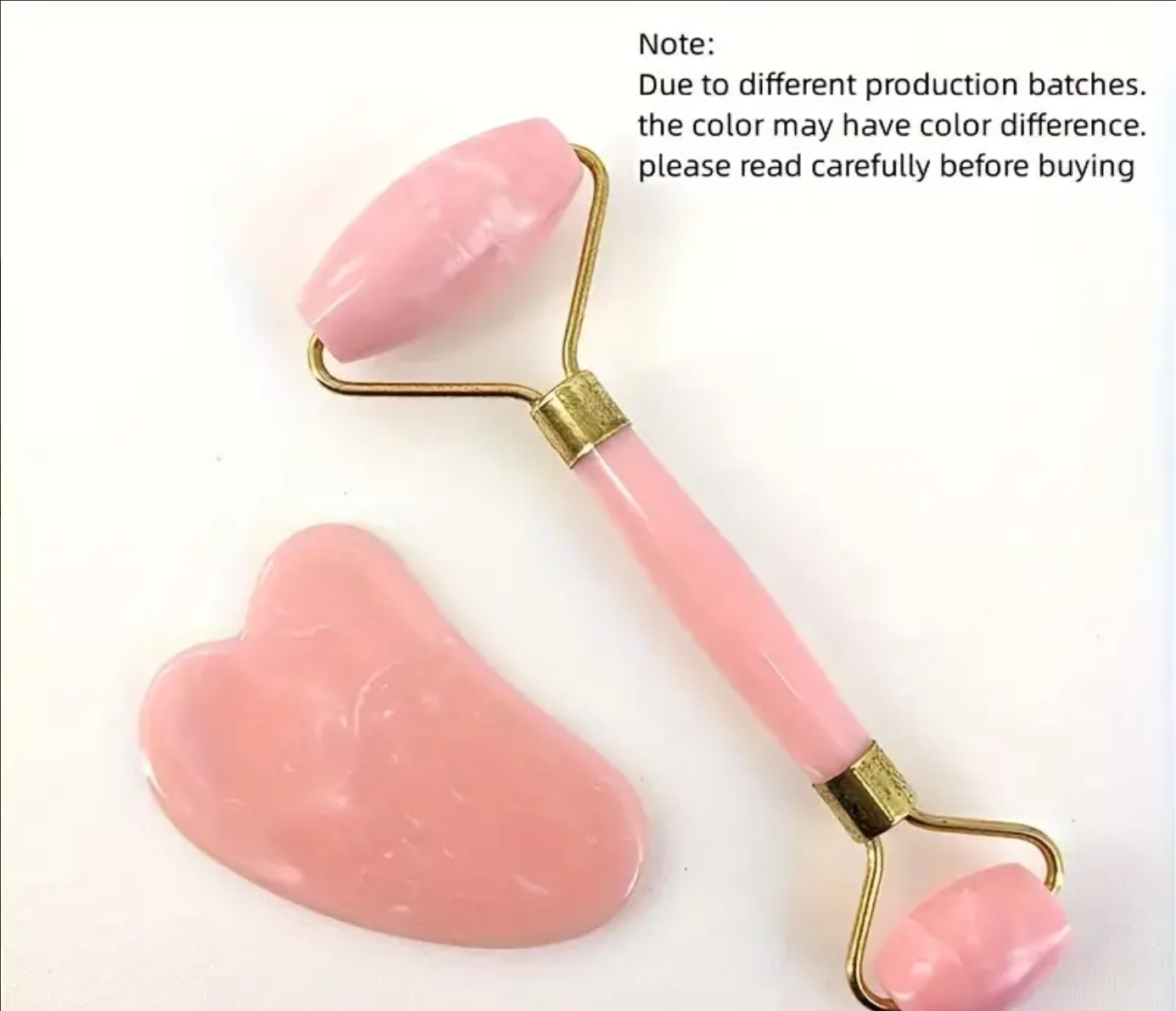 Face Roller Gua Sha Set (available in Black & Pink)