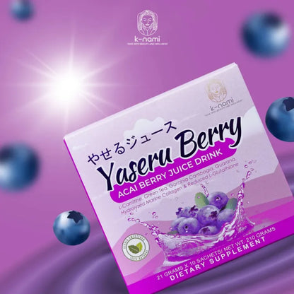 Yaseru Berry Acai Berry Juice Drink – Slimming 21g x 10