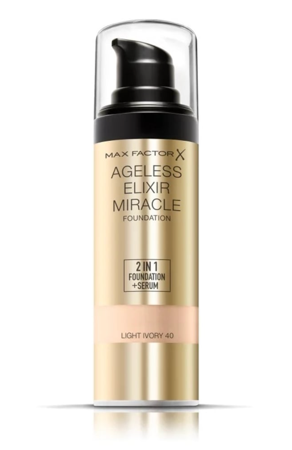 Max Factor Ageless Elixir Miracle Foundation (2in1 Foundation + Serum SPF 15) Light Ivory #40, 30ml