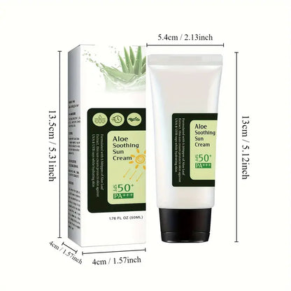 Aloe Vera Sun Cream, Sunscreen, SPF 50+/PA+++, 50ml