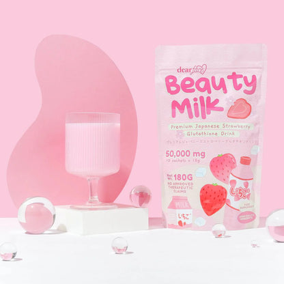 Beauty Milk Premium Japanese Strawberry Glutathione Drink