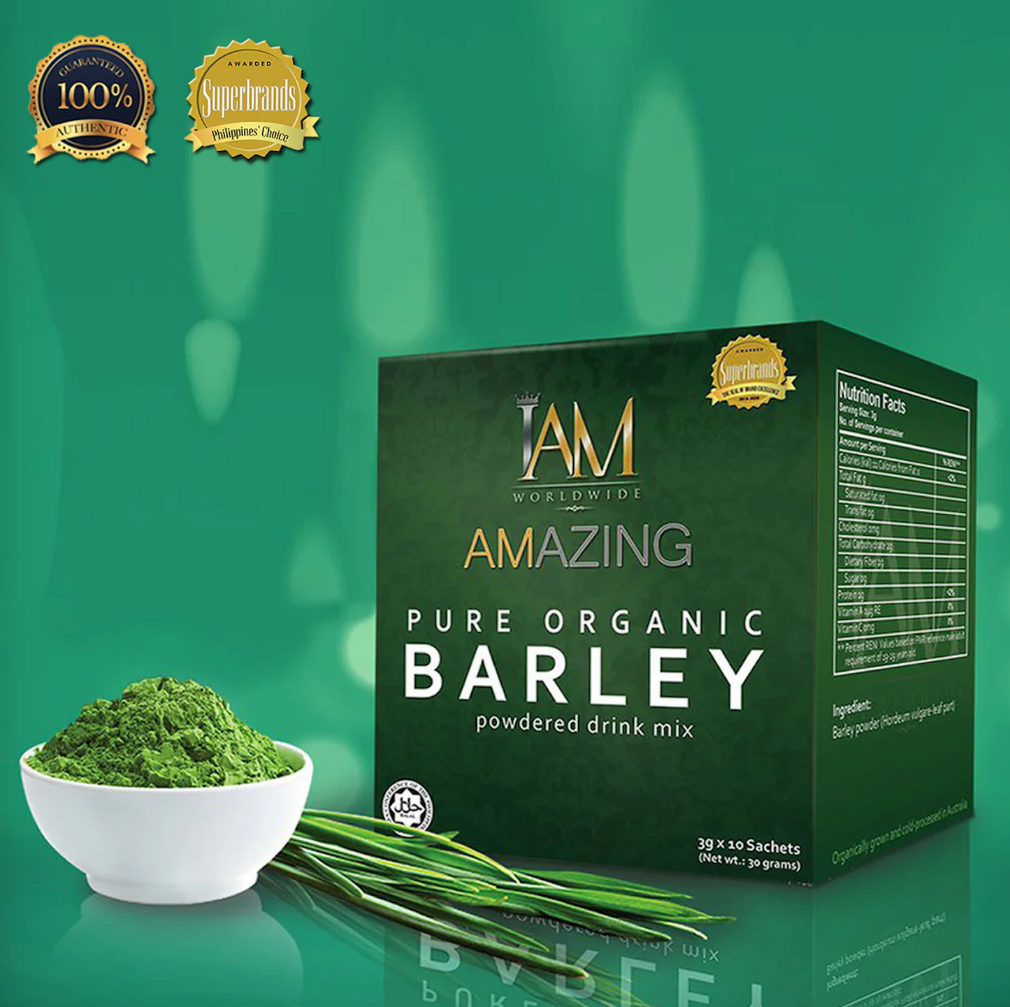 Amazing Pure Organic Barley Powdered Drink