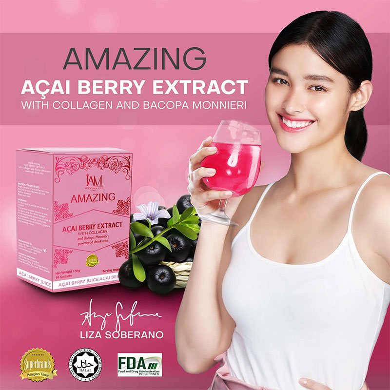 Amazing Acai Berry Extract with Collagen and Bacopa Monnieri