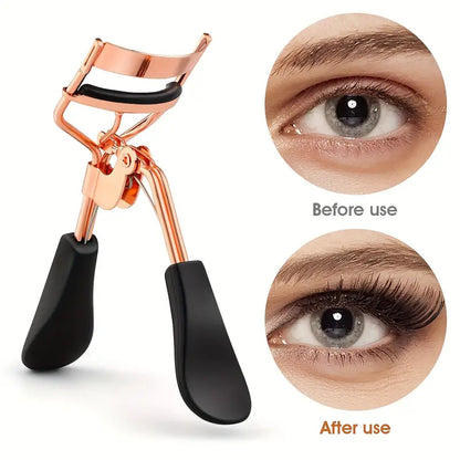 Professional Eyelash Curler Kit with 10 Replacement Refill Pads