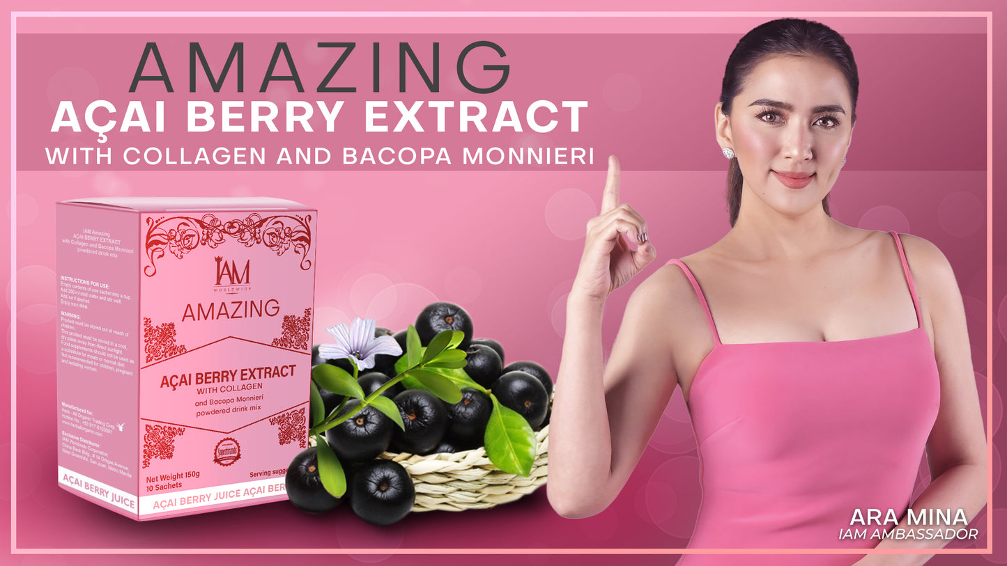 Amazing Acai Berry Extract with Collagen and Bacopa Monnieri