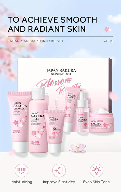 Japan Sakura Skincare 6pcs/Set