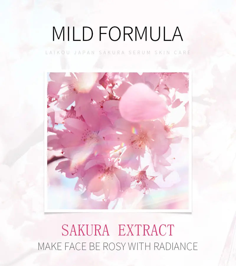 Japanese Sakura / Cherry Blossom Facial Serum, 17ml