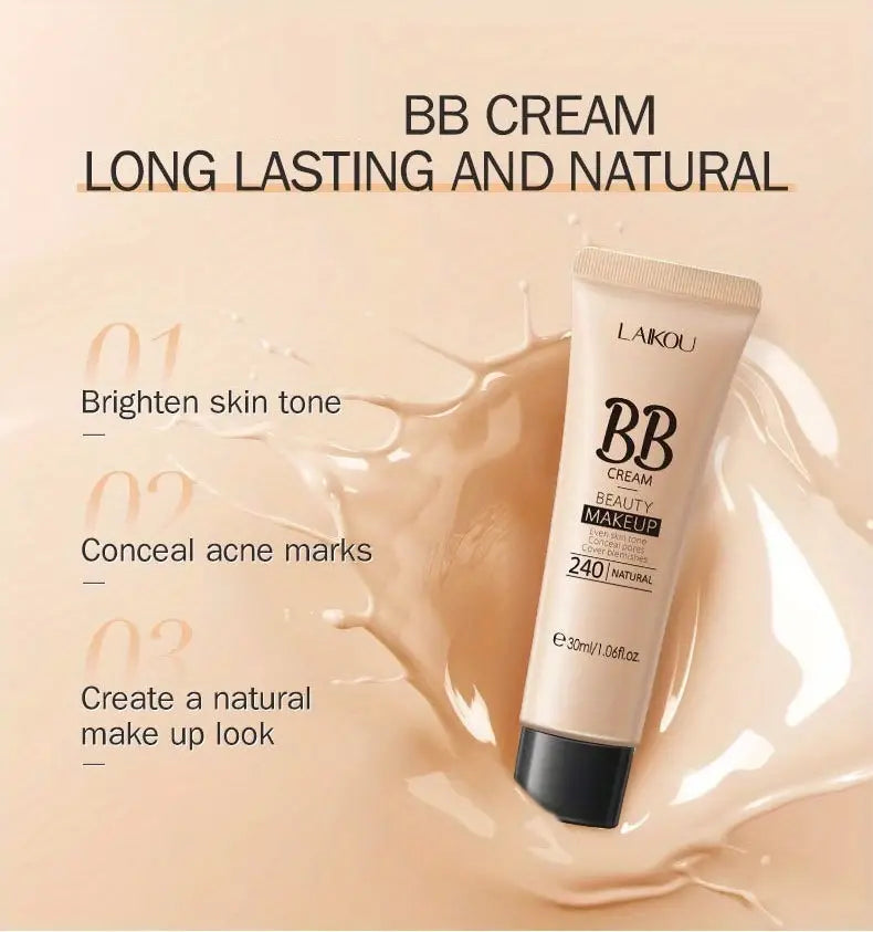 Long-Lasting BB Cream with Natural Ivory Tan and Oil Control #240 - 30ml