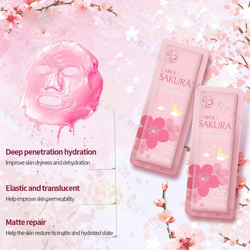 Laikou Japan SAKURA SLEEPING MASK | Moisturizing, Repairing, Brightening 3g