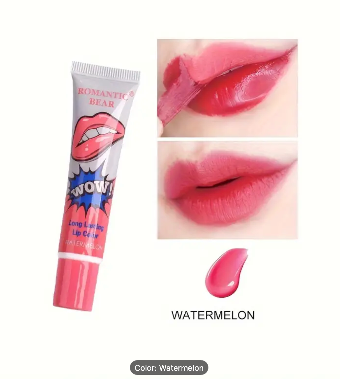 WOW Long Lasting Lip Color Watermelon 15g