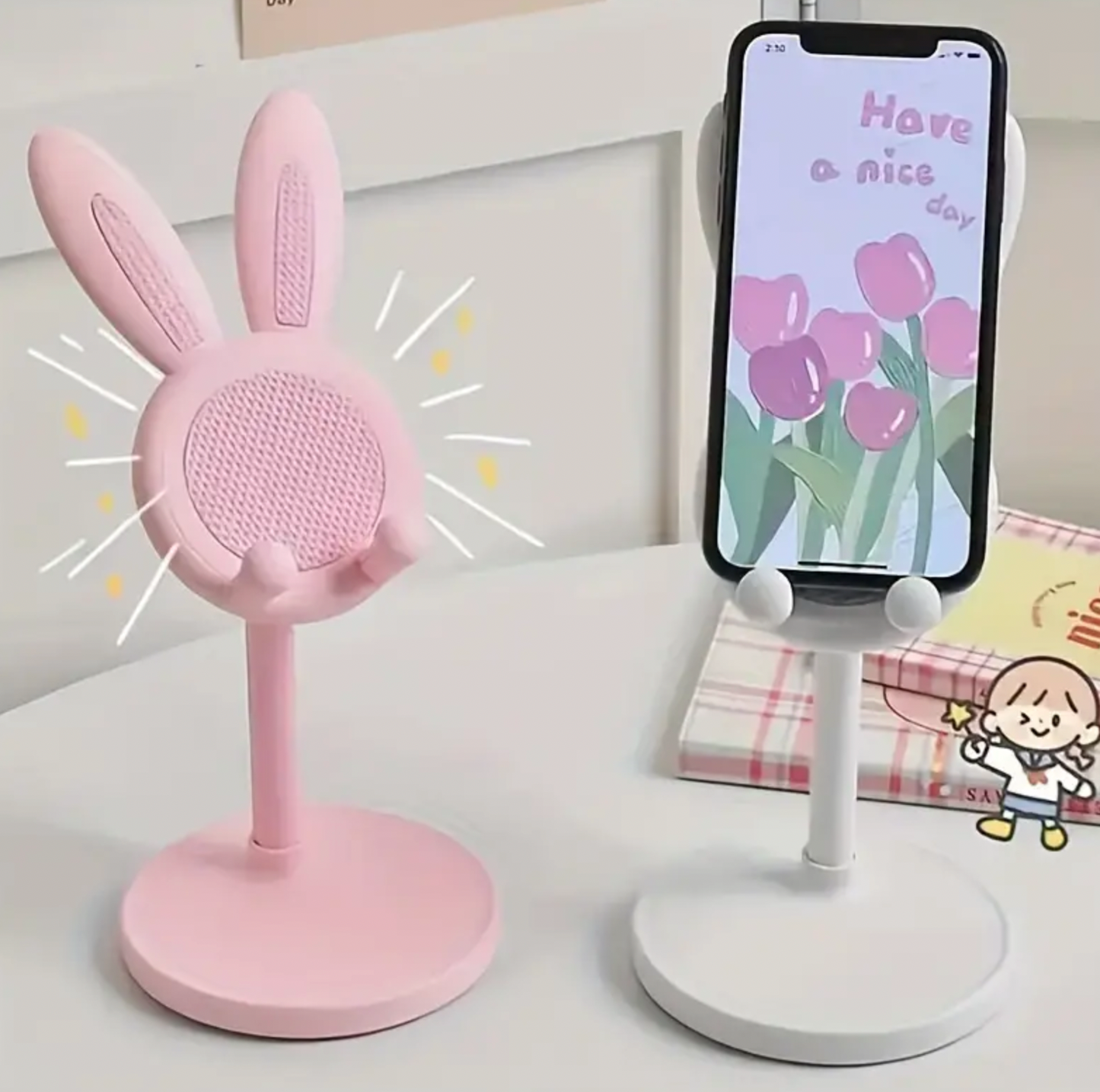 Cute Rabbit Phone Stand Holder