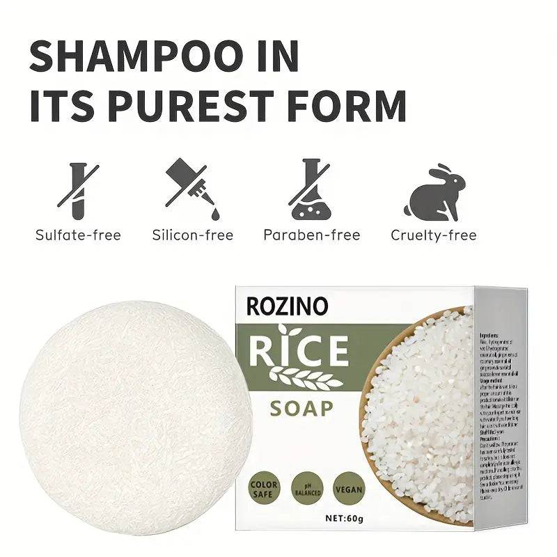 Rice Shampoo Soap 60g