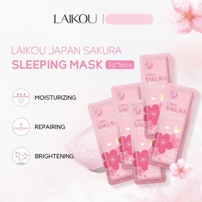 Laikou Japan SAKURA SLEEPING MASK | Moisturizing, Repairing, Brightening 3g