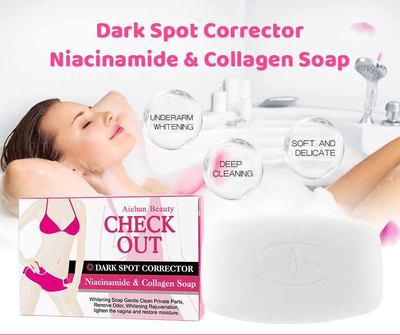 Aichun Beauty Dark Spot Corrector Niacinamide Collagen Soap 40g